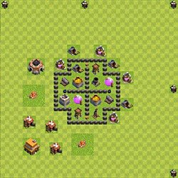 Base plan (layout), Town Hall Level 4 for farming (#47)