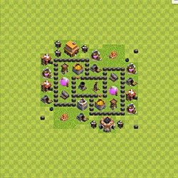 Base plan (layout), Town Hall Level 4 for farming (#48)