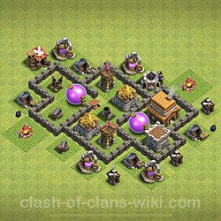 Base plan (layout), Town Hall Level 4 for farming (#53)