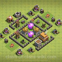 Base plan (layout), Town Hall Level 4 for farming (#55)