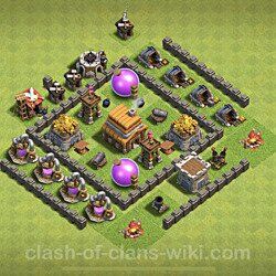 Base plan (layout), Town Hall Level 4 for farming (#56)