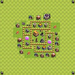 Base plan (layout), Town Hall Level 5 for trophies (defense) (#79)