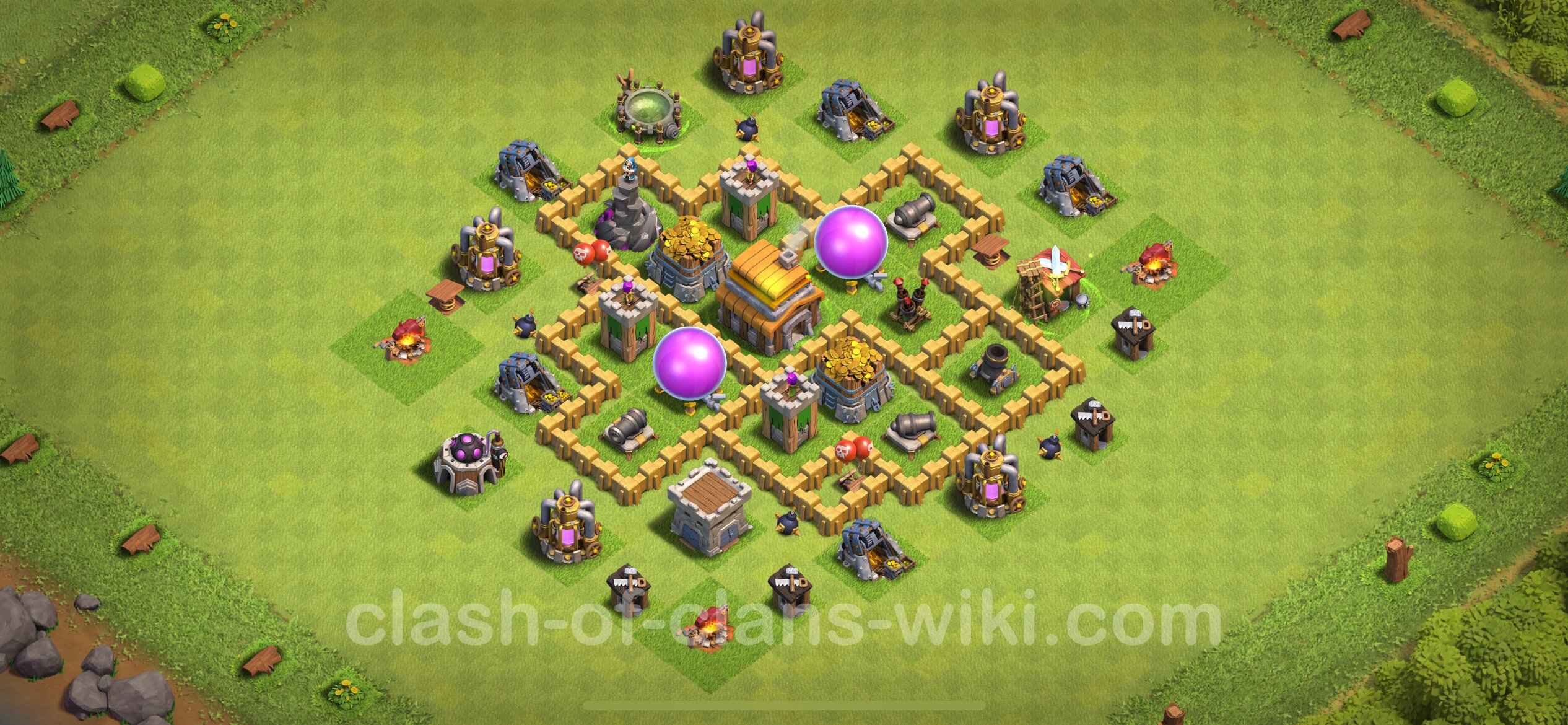 Farming Base Th With Link Anti Everything Clash Of Clans