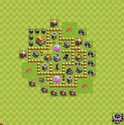 Base plan (layout), Town Hall Level 5 for farming (#62)