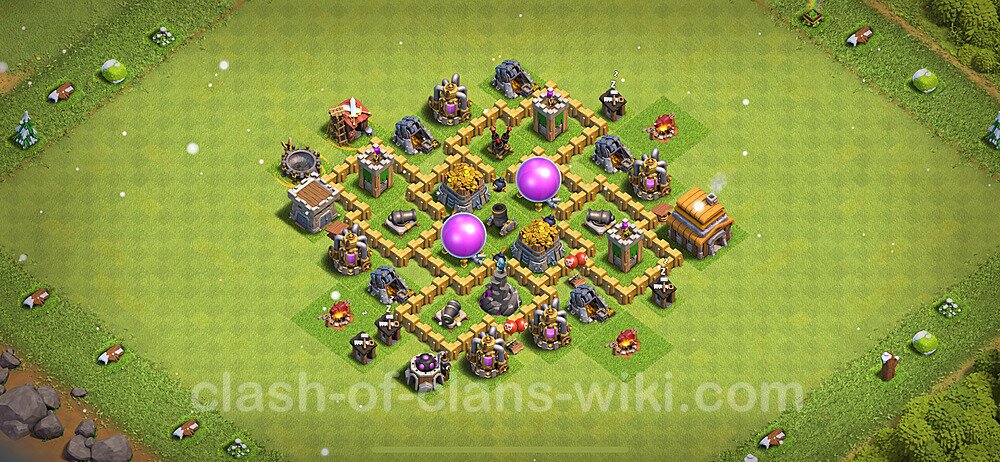 Base plan TH5 (design / layout) with Link for Farming 2024, #48