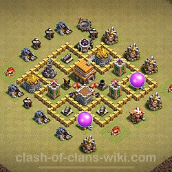 Base plan (layout), Town Hall Level 5 for clan wars (#1324)