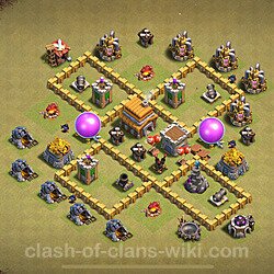 Base plan (layout), Town Hall Level 5 for clan wars (#1657)