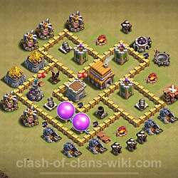 Base plan (layout), Town Hall Level 5 for clan wars (#1658)