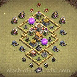 Die Base Rathaus LvL 5 für Clan Krieg (#29)