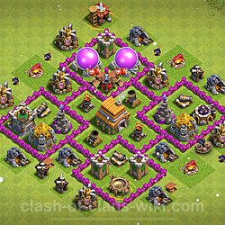 Base plan (layout), Town Hall Level 6 for trophies (defense) (#1556)