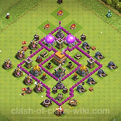Base plan (layout), Town Hall Level 6 for trophies (defense) (#1561)