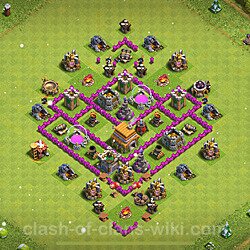 Base plan (layout), Town Hall Level 6 for trophies (defense) (#1622)