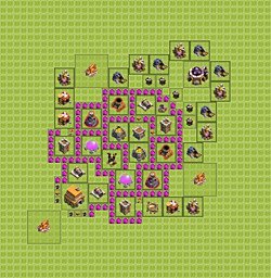 Base plan (layout), Town Hall Level 6 for farming (#10)