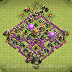 Base plan (layout), Town Hall Level 6 for farming (#100)