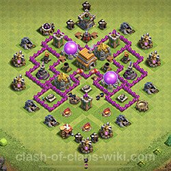 Base plan (layout), Town Hall Level 6 for farming (#300)