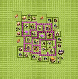 Base plan (layout), Town Hall Level 6 for farming (#5)