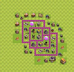 Base plan (layout), Town Hall Level 6 for farming (#50)