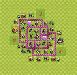 Base plan (layout), Town Hall Level 6 for farming (#53)