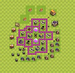 Base plan (layout), Town Hall Level 6 for farming (#54)