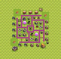 Base plan (layout), Town Hall Level 6 for farming (#55)