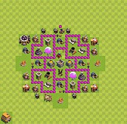 Base plan (layout), Town Hall Level 6 for farming (#57)