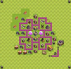 Base plan (layout), Town Hall Level 6 for farming (#60)