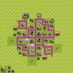 Base plan (layout), Town Hall Level 6 for farming (#63)