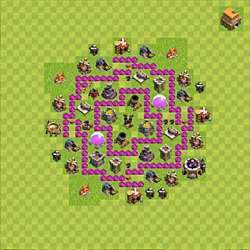 Base plan (layout), Town Hall Level 6 for farming (#64)