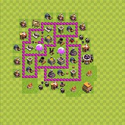 Base plan (layout), Town Hall Level 6 for farming (#66)