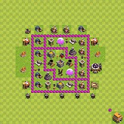 Base plan (layout), Town Hall Level 6 for farming (#75)