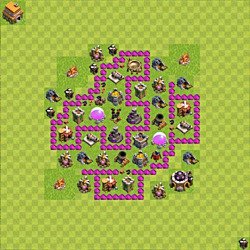 Base plan (layout), Town Hall Level 6 for farming (#78)