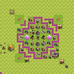 Base plan (layout), Town Hall Level 6 for farming (#84)