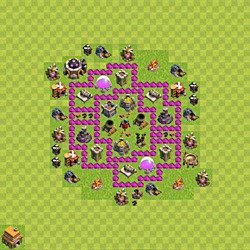 Base plan (layout), Town Hall Level 6 for farming (#91)