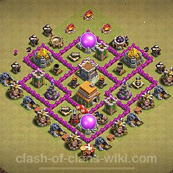 Base plan (layout), Town Hall Level 6 for clan wars (#1558)