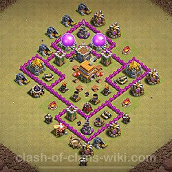Base plan (layout), Town Hall Level 6 for clan wars (#1682)