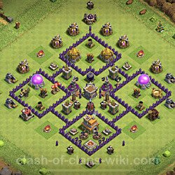 Base plan (layout), Town Hall Level 7 for trophies (defense) (#398)