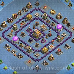 Base plan (layout), Town Hall Level 7 for trophies (defense) (#418)