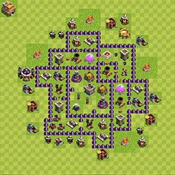 Base plan (layout), Town Hall Level 7 for farming (#100)