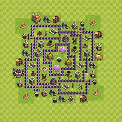 Base plan (layout), Town Hall Level 7 for farming (#110)