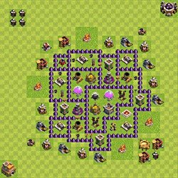 Base plan (layout), Town Hall Level 7 for farming (#112)