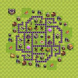 Base plan (layout), Town Hall Level 7 for farming (#113)