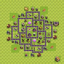 Base plan (layout), Town Hall Level 7 for farming (#124)