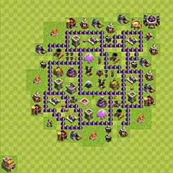 Base plan (layout), Town Hall Level 7 for farming (#129)