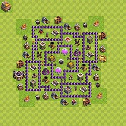 Base plan (layout), Town Hall Level 7 for farming (#151)