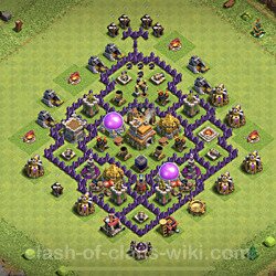 Base plan (layout), Town Hall Level 7 for farming (#160)