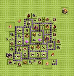 Base plan (layout), Town Hall Level 7 for farming (#5)