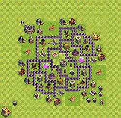 Base plan (layout), Town Hall Level 7 for farming (#52)