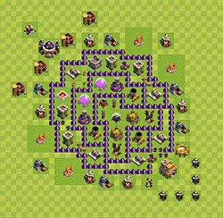 Base plan (layout), Town Hall Level 7 for farming (#54)