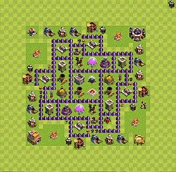 Base plan (layout), Town Hall Level 7 for farming (#57)