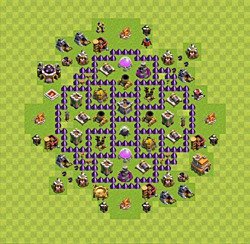 Base plan (layout), Town Hall Level 7 for farming (#58)